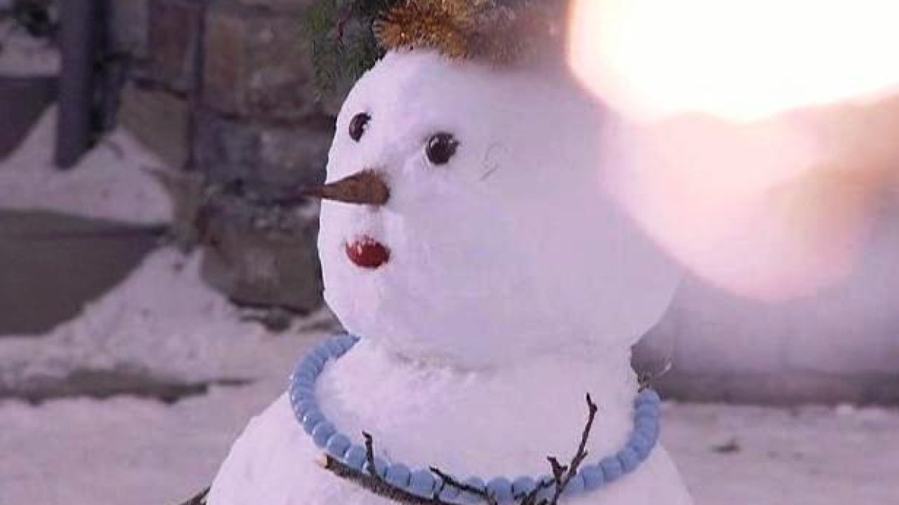 Колье для снежной бабы